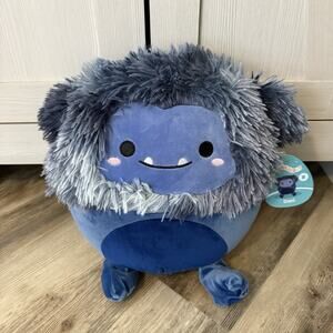 Squishmallows Dani the Bigfoot Blue Plush ~14” NWT Soft Stuffed Animal
